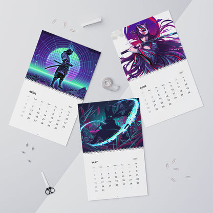 2027 Fantasy Vaporwave Calendar – Surreal Neon Art & Dreamscape Artwork Collection
