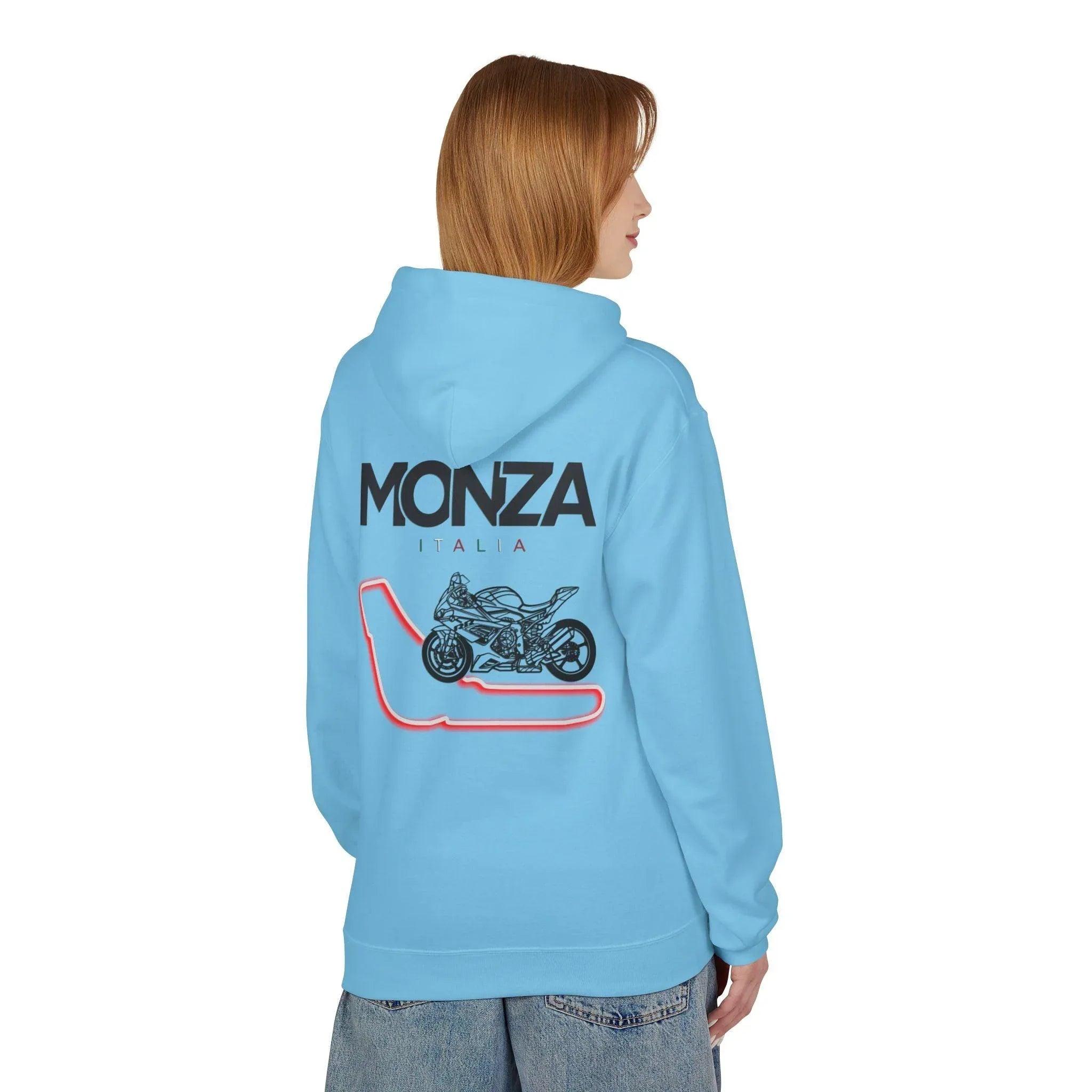 BMW Inspired S1000RR Monza Italia Fleece Hoodie Red Edition for Riders