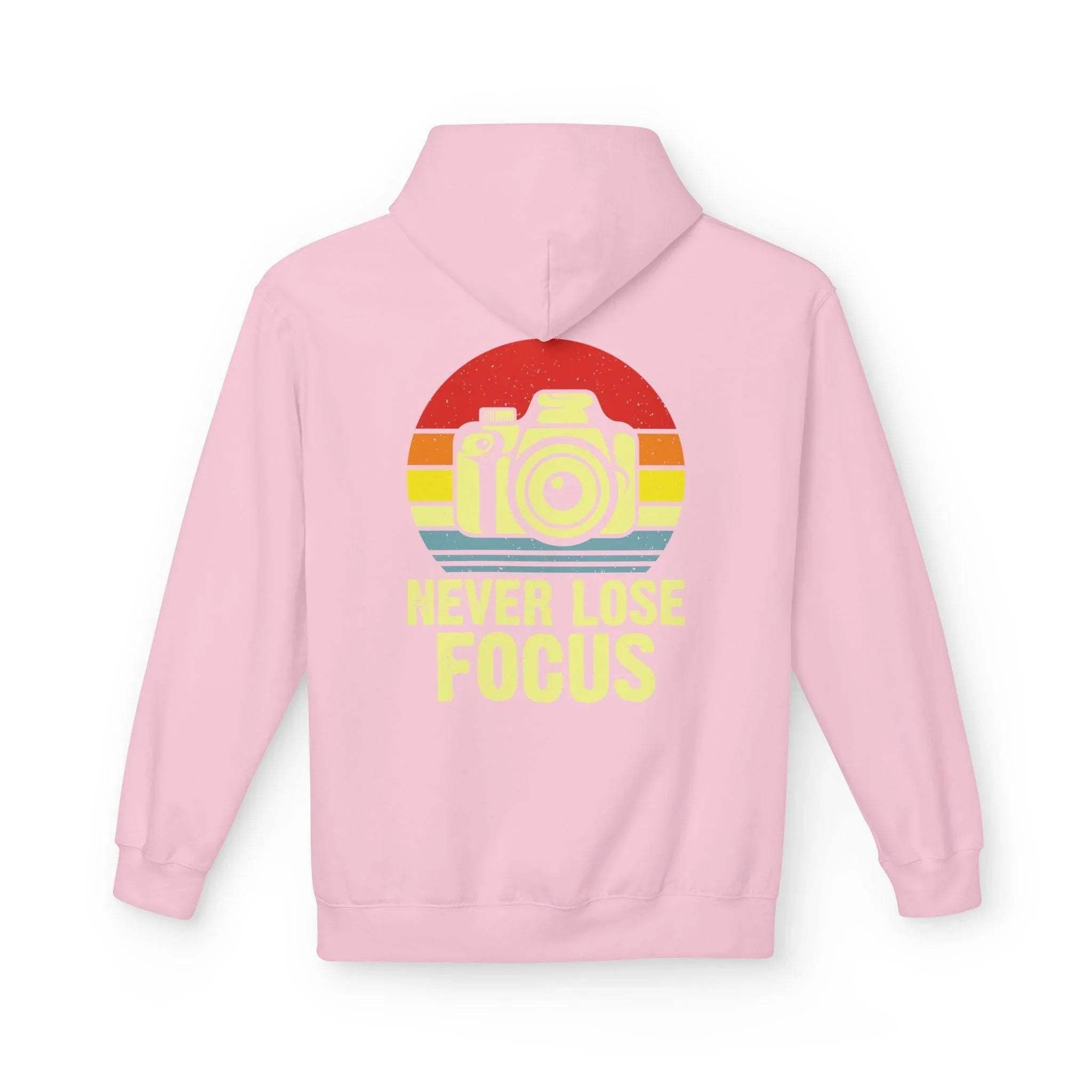 Ultimate Comfort Hoodie for Photographers: "Stay Focused" Fleece Design