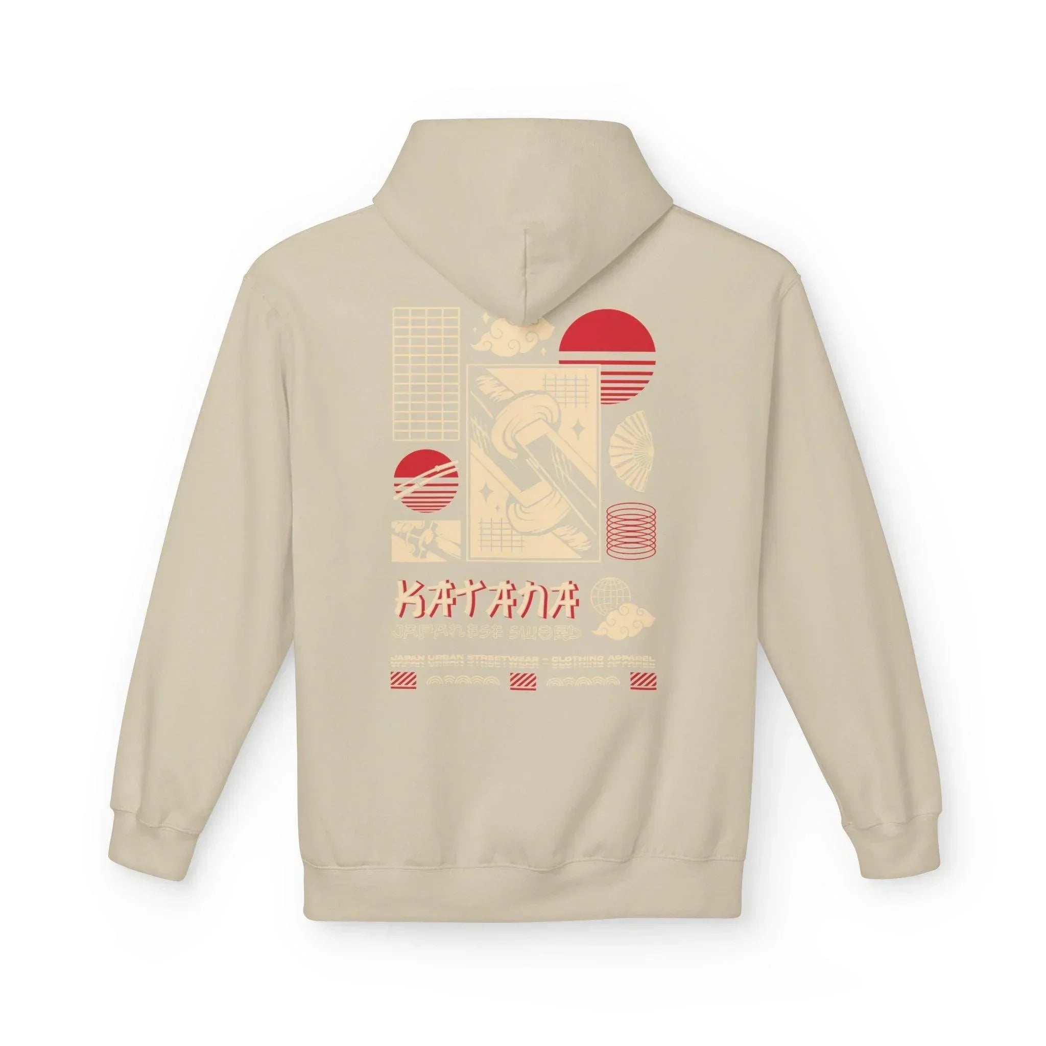 Ultimate "Katana" Japanese Fleece Hoodie for Stylish Streetwear Enthusiasts