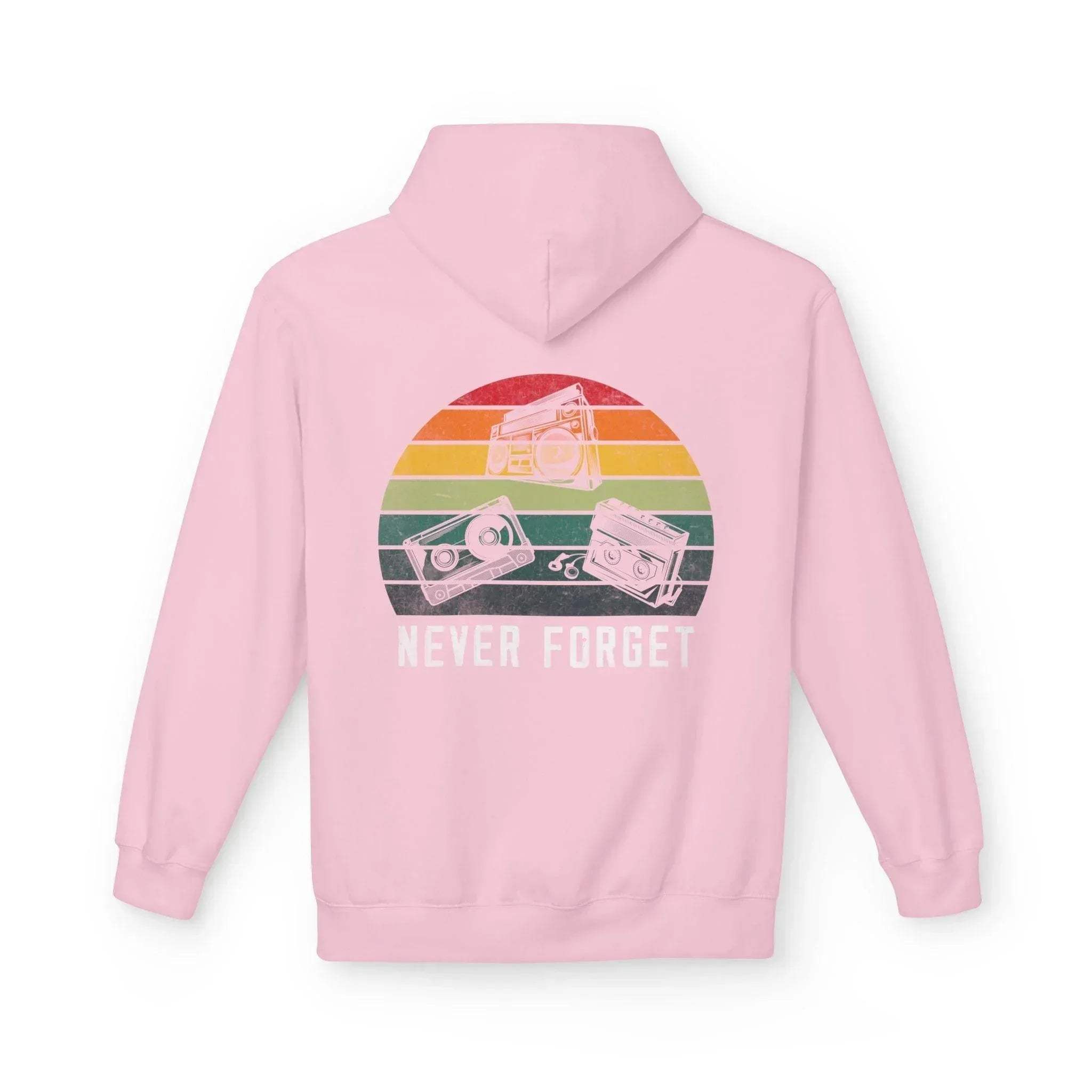 Cozy Vintage Vibes Music Fleece Hoodie for Ultimate Comfort