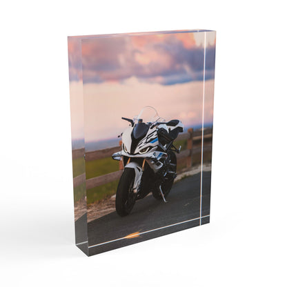 BMW S1000RR Motorcycle Acrylic Photo Block #049 - Throttle Designs