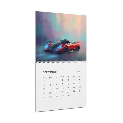 2027 Super Cars Artwork Calendar | Exotic Car Wall Calendar