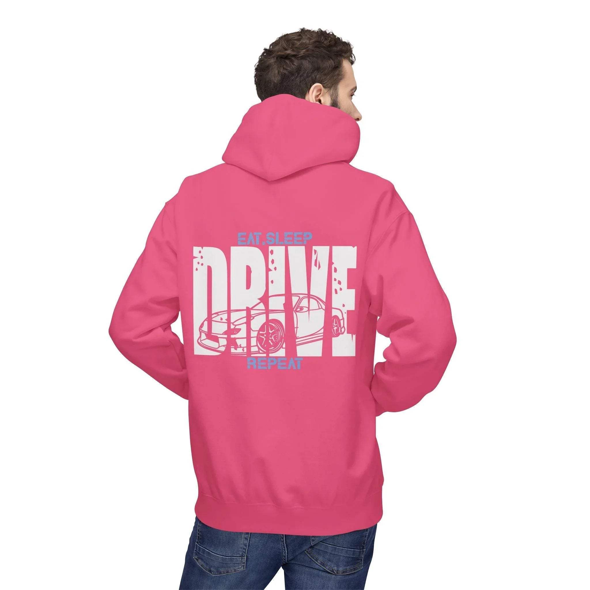 Mazda FD RX7 DRIVE Fleece Hoodie - Comfort Meets Style for Car Lovers