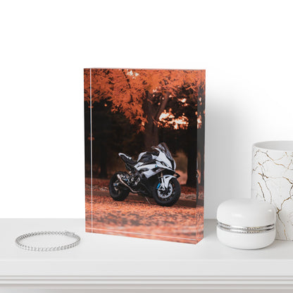 BMW S1000RR Motorcycle Acrylic Photo Block #020 - Throttle Designs