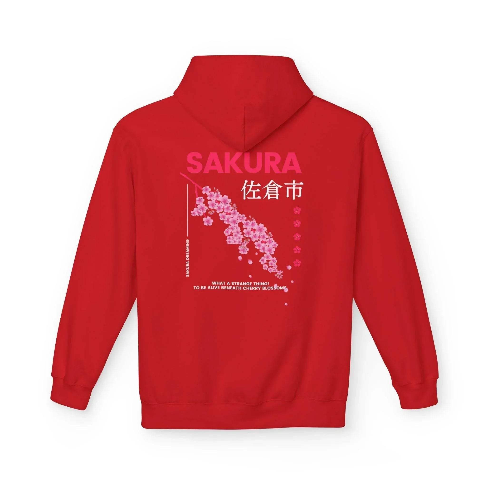 Cozy Sakura Blossom Fleece Hoodie for Ultimate Comfort