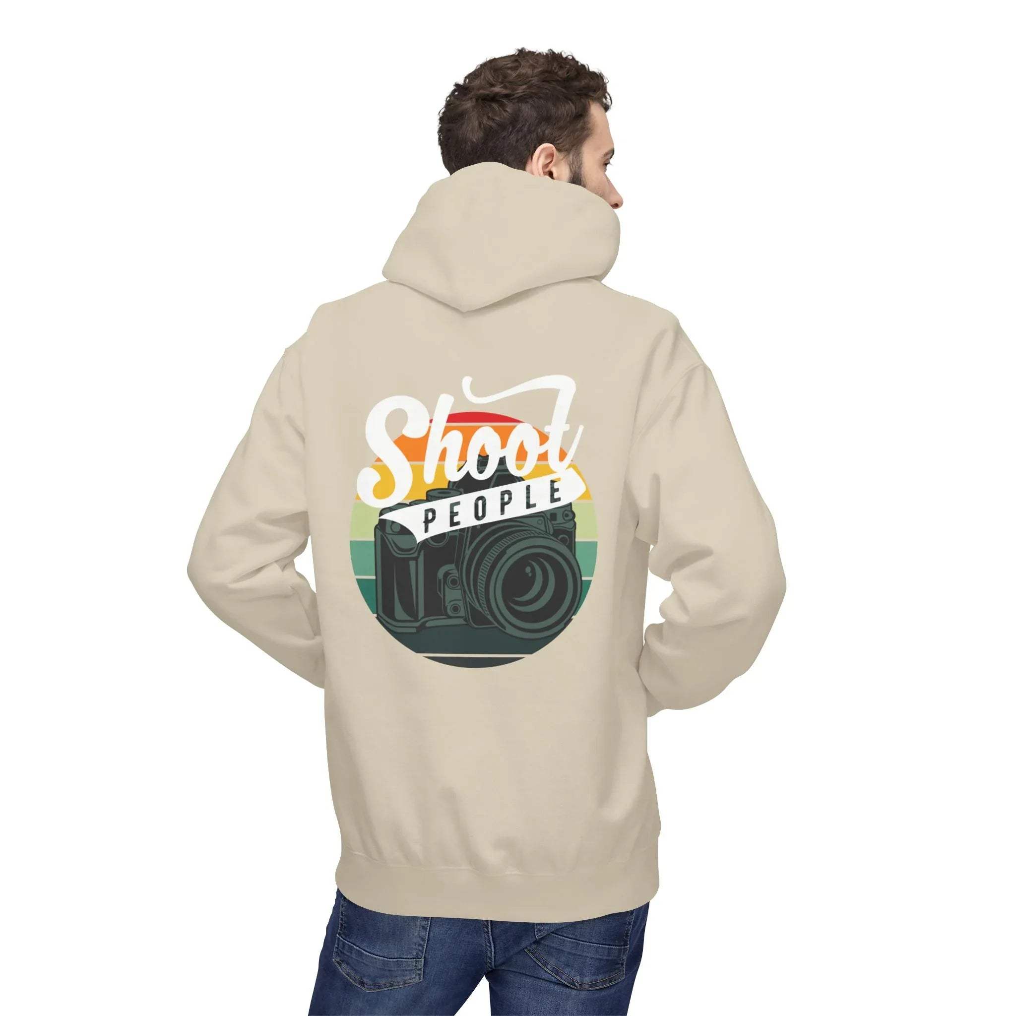 Creative Photographer's "Shoot People" Fleece Hoodie for Ultimate Comfort and Style