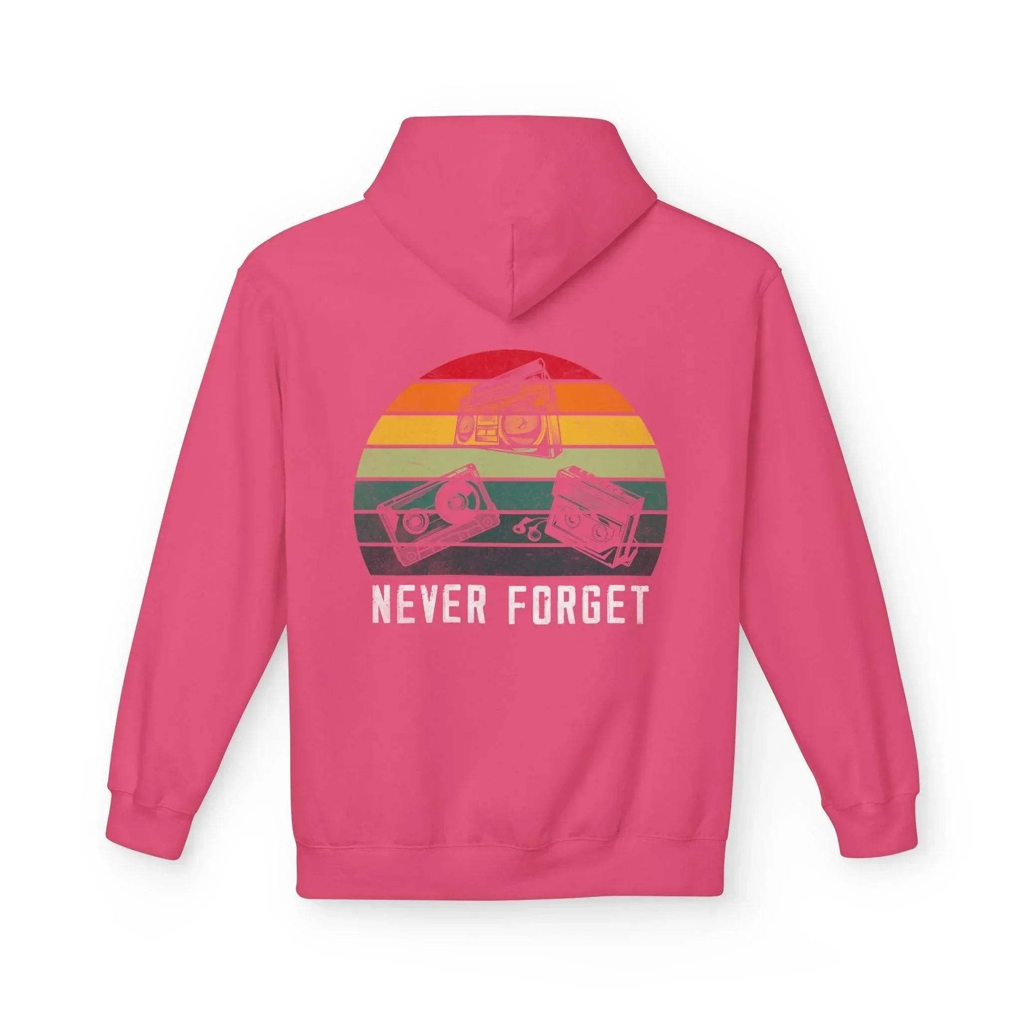 Cozy Vintage Vibes Music Fleece Hoodie for Ultimate Comfort