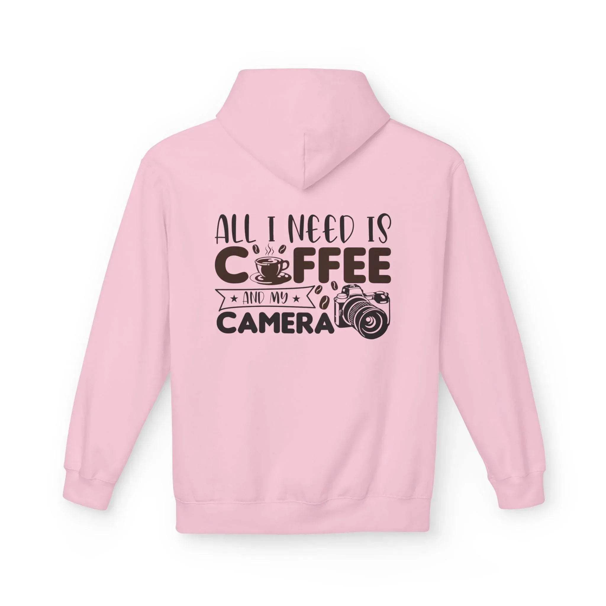 Cozy Photographer's Coffee Fleece Hoodie for Style and Comfort