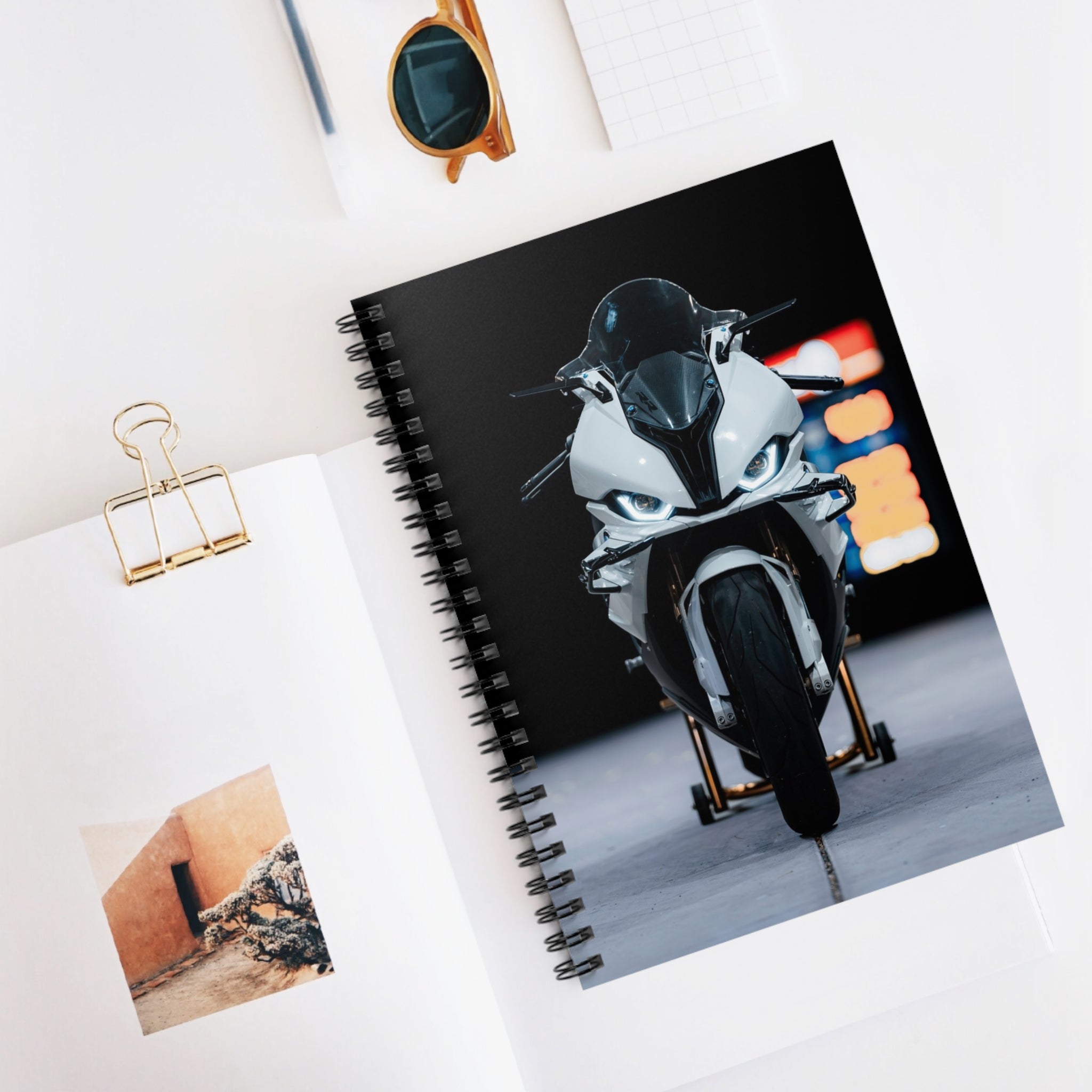 BMW S1000RR Motorcycle Spiral Notebook #101 - Throttle Designs