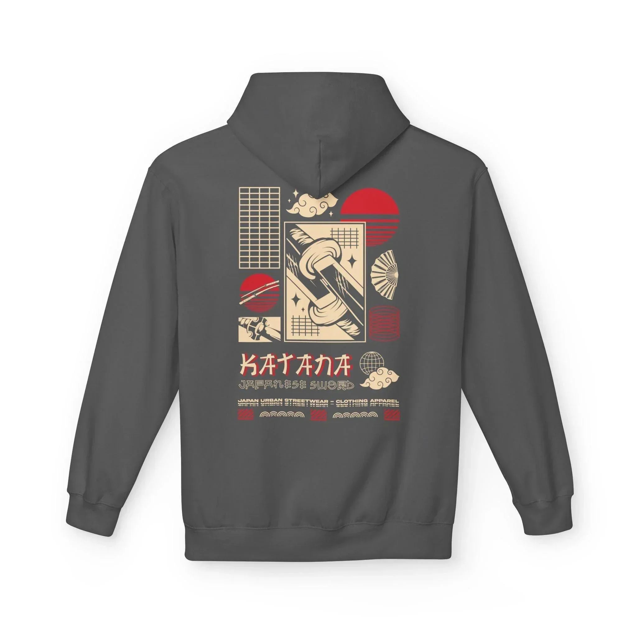 Ultimate "Katana" Japanese Fleece Hoodie for Stylish Streetwear Enthusiasts