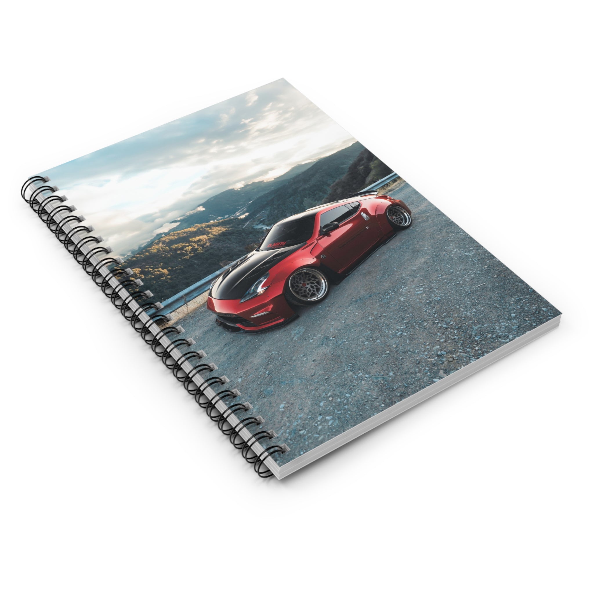 Nissan 370z Automotive Spiral Notebook #001 - Throttle Designs