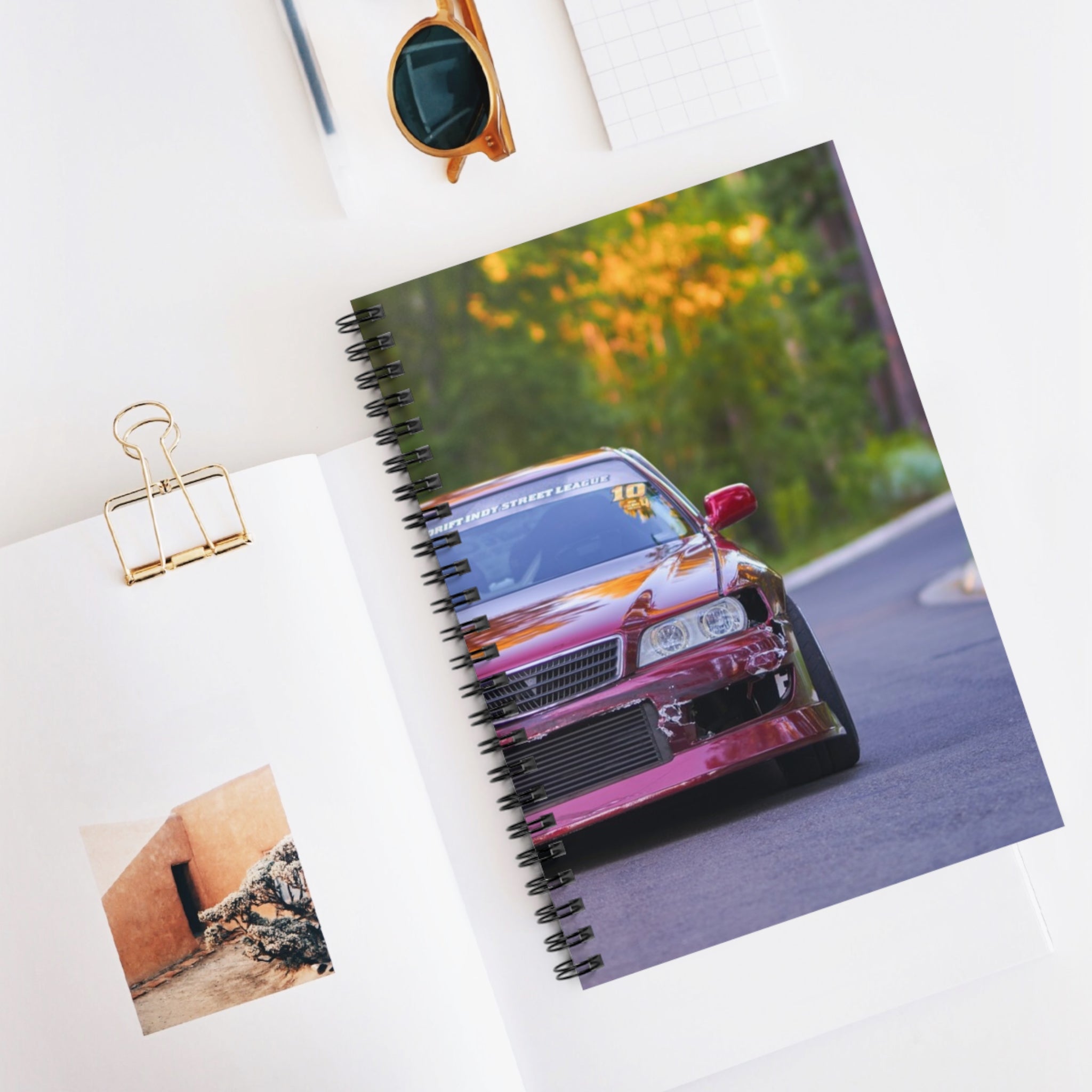 Toyota Chaser Automotive Spiral Notebook #003 - Throttle Designs