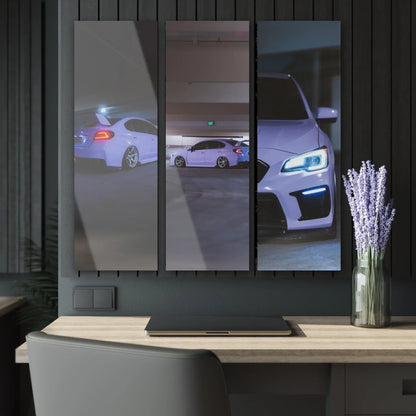 Subaru WRX 3-Piece Acrylic Wall Art #005 for Car Lovers