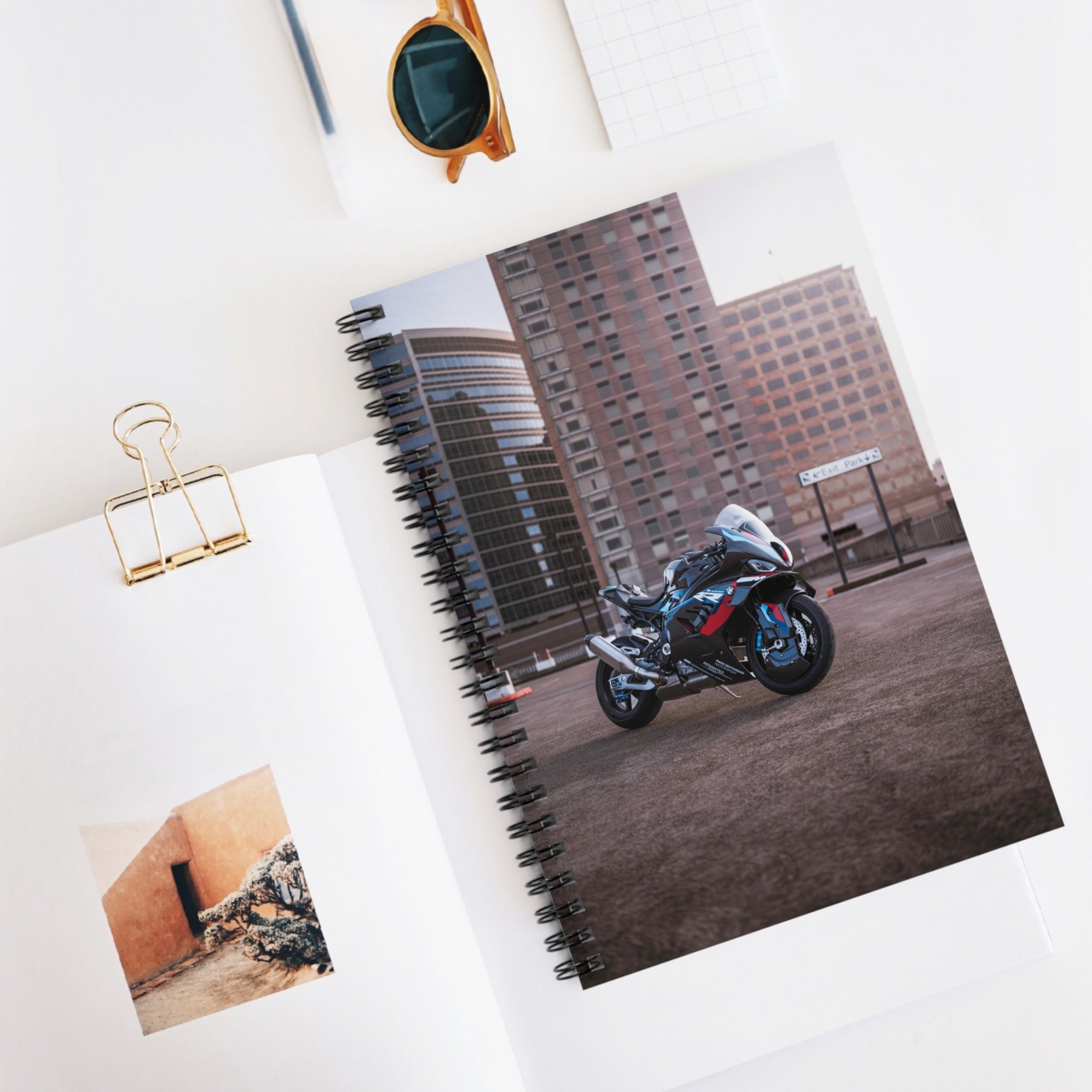 BMW M1000RR Motorcycle Spiral Notebook #010 - Throttle Designs