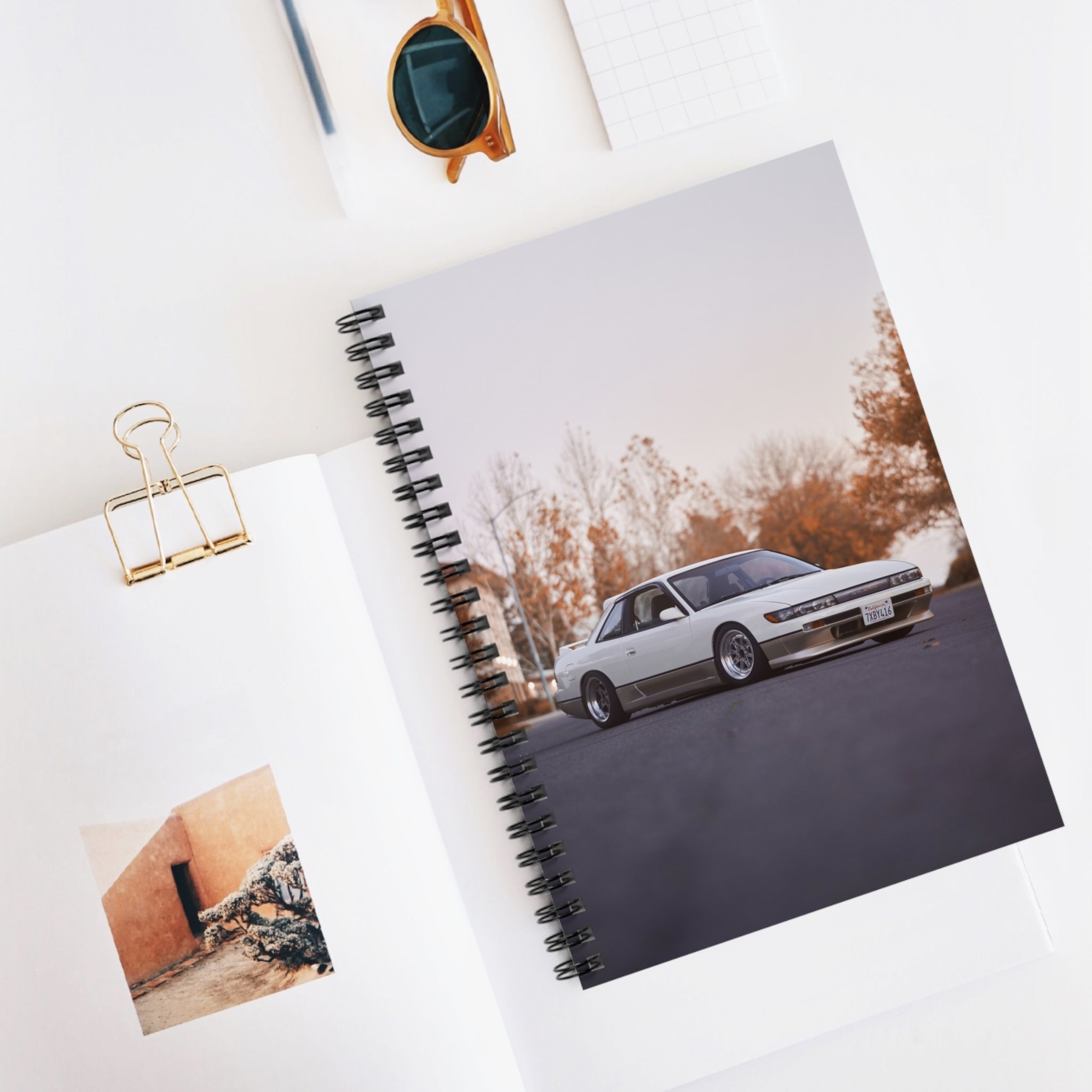 Nissan 240sx S13 Silvia Automotive Spiral Notebook #001 - Throttle Designs