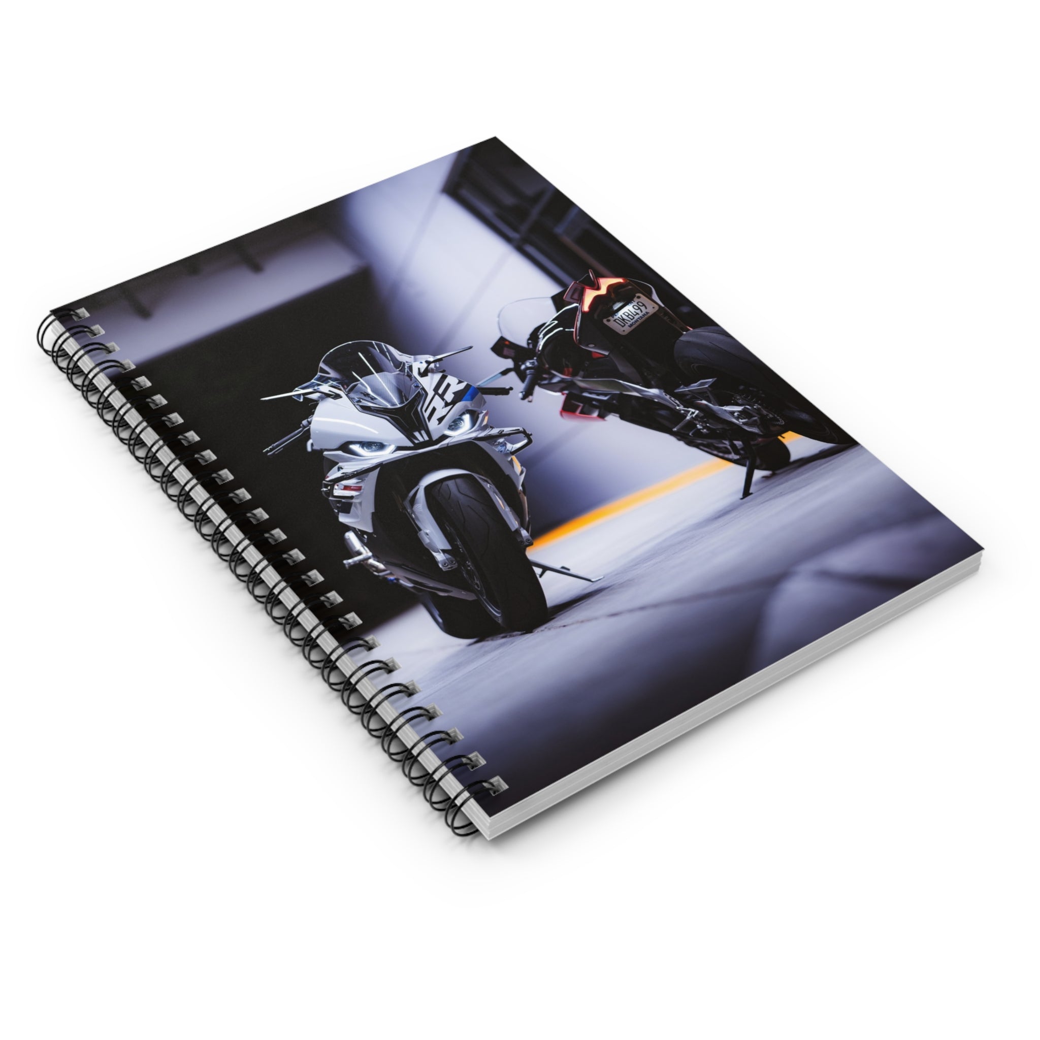 BMW S1000RR and Aprilia RSV4 Motorcycle Spiral Notebook #003 - Throttle Designs