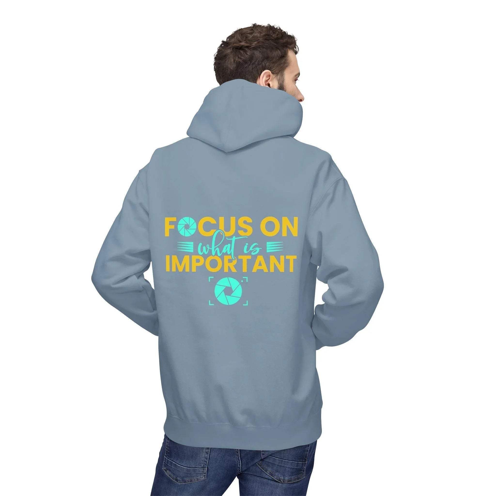 Inspirational Fleece Hoodie for Photographers - 'Prioritize What Matters'