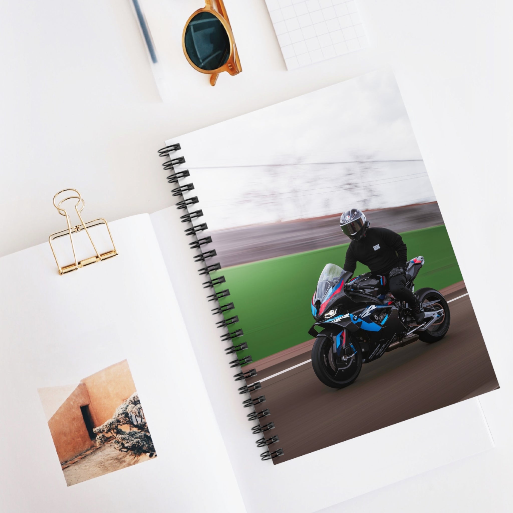 BMW M1000RR Motorcycle Spiral Notebook #002 - Throttle Designs