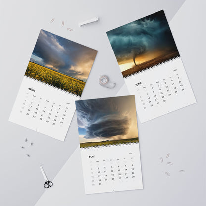 2027 Storms Wall Calendar – Thunderstorms, Lightning Skies & Atmospheric Weather Artwork