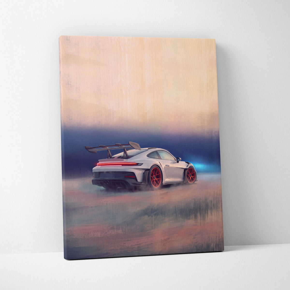 Porsche 911 GT3 RS Inspired Automotive Wall Art - Luxury Supercar Canv ...