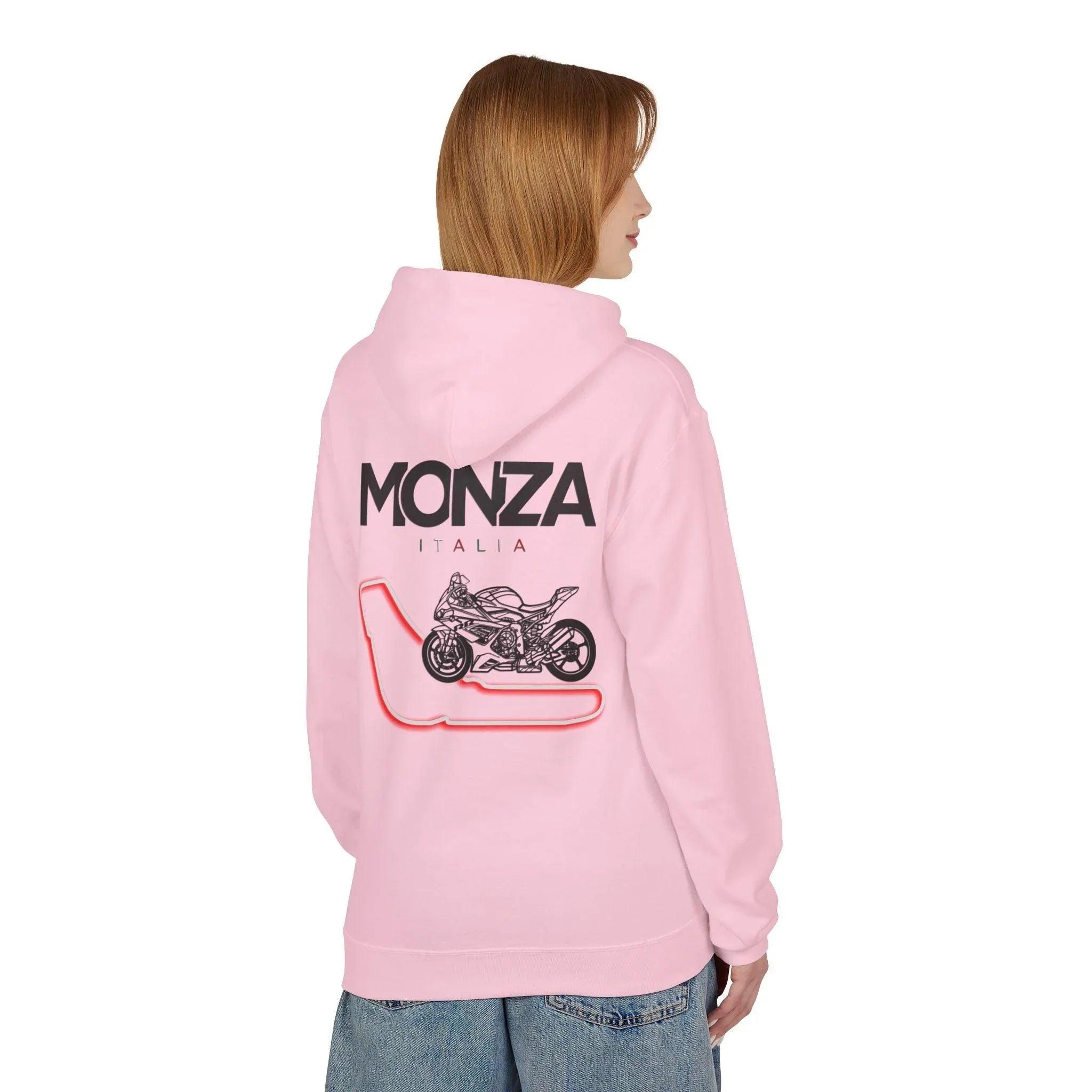BMW Inspired S1000RR Monza Italia Fleece Hoodie Red Edition for Riders