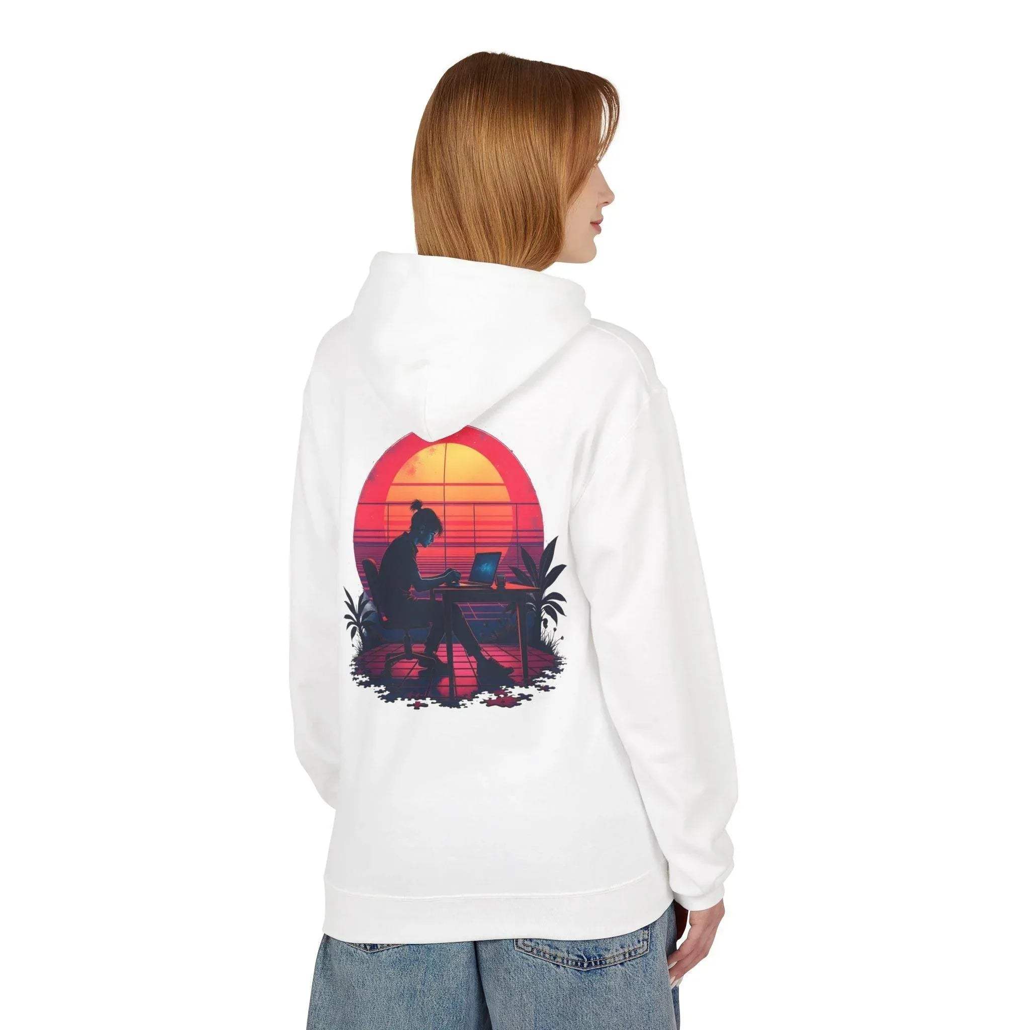 Ultimate Retro Programmer Fleece Hoodie for Comfort and Style