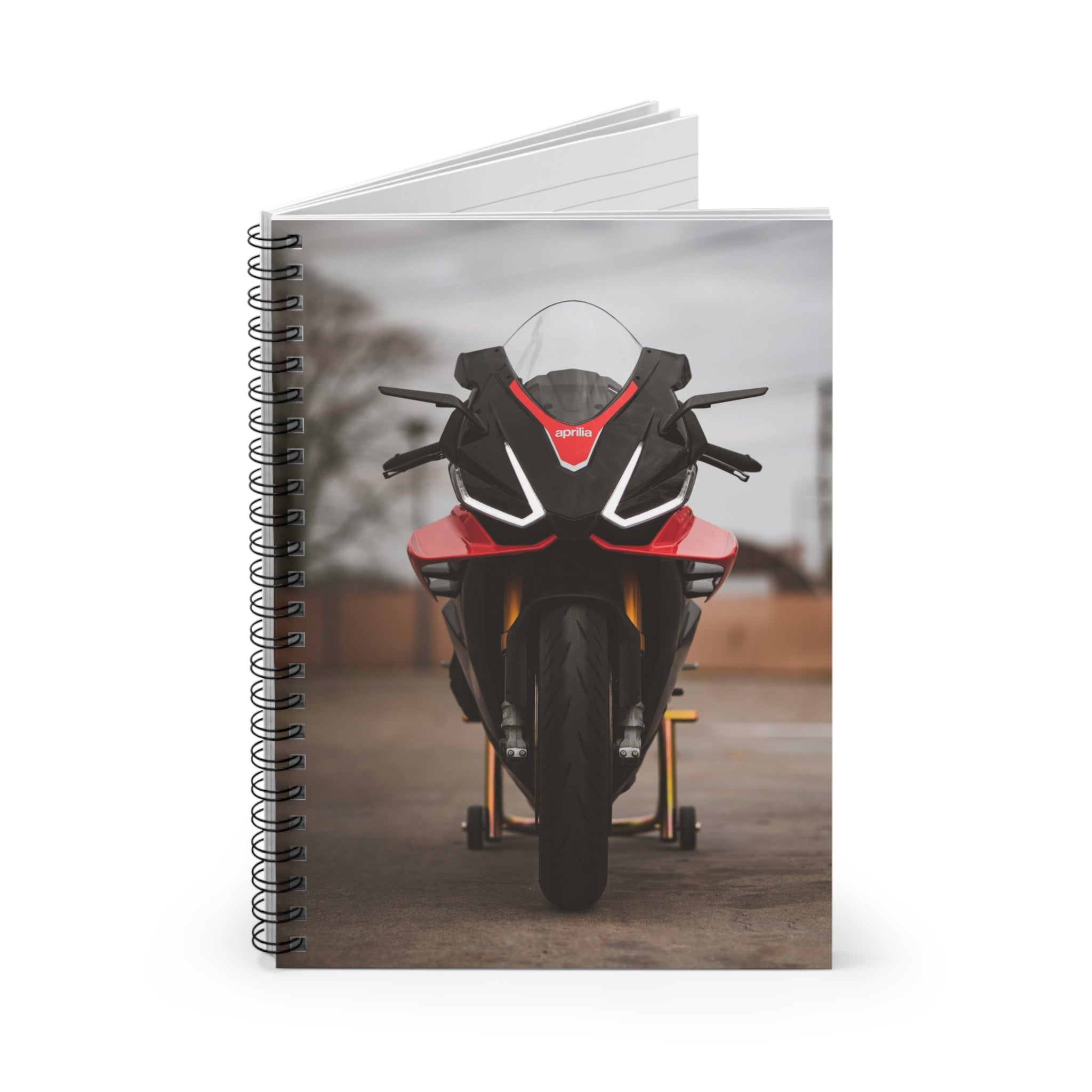 Aprilia RSV4 1100 Factory Motorcycle Spiral Notebook #014 - Throttle Designs