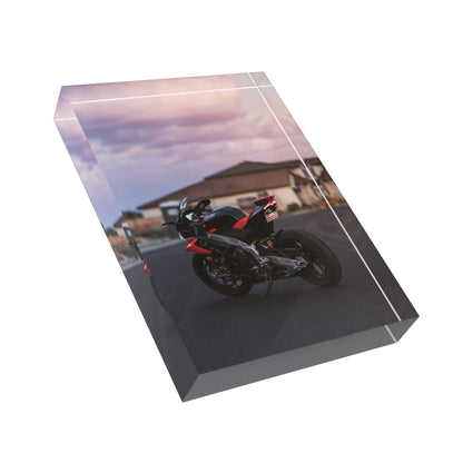 Aprilia RSV4 Motorcycle Acrylic Photo Block #017 - Throttle Designs