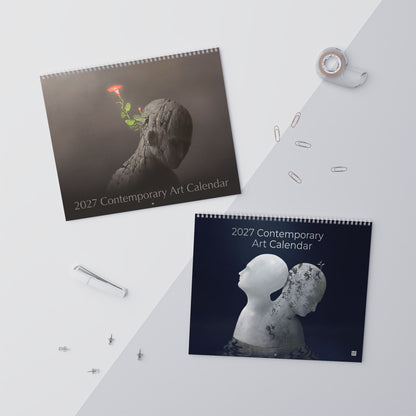 2027 Contemporary Art Calendar – Creative Abstract Artwork, Bold Designs & Decorative Art Collection