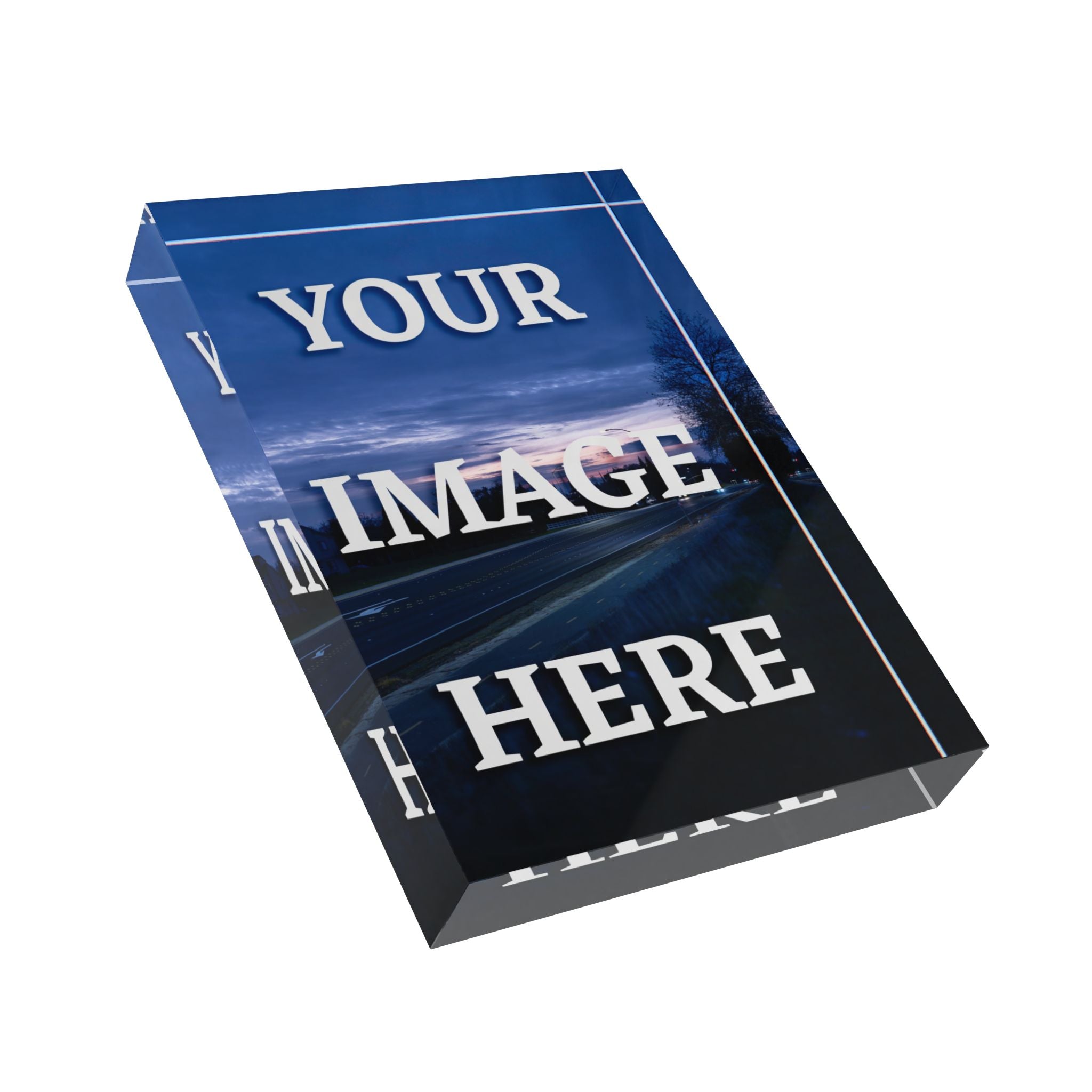 Personalized Custom Acrylic Photo Block - Throttle Designs