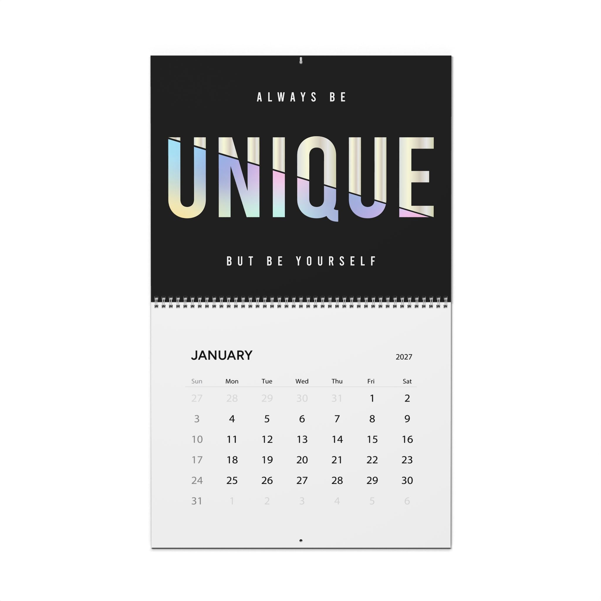 2027 Inspirational Wall Calendar – Motivational Quotes, Positive Thinking & Encouraging Artwork