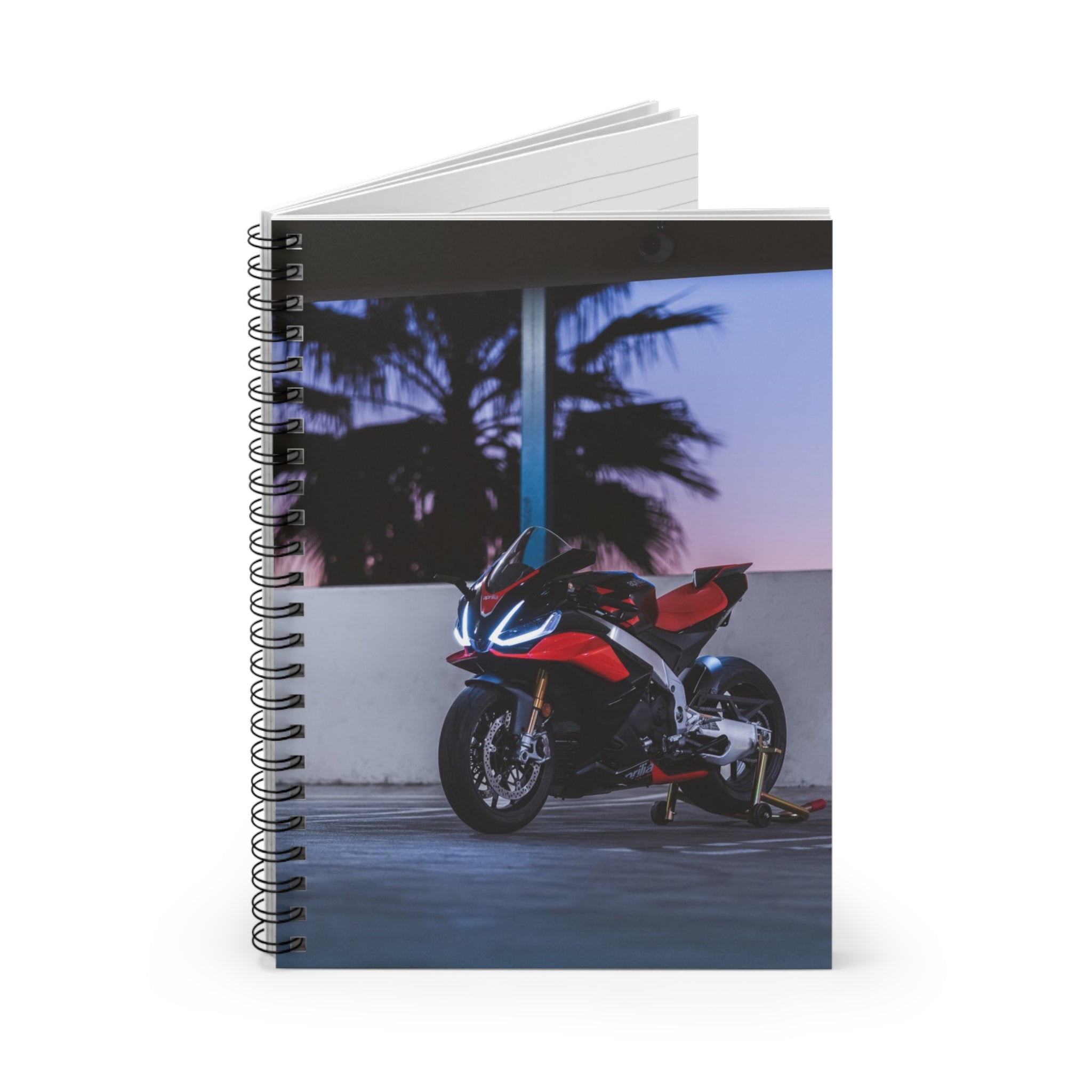 Aprilia RSV4 1100 Factory Motorcycle Spiral Notebook #003 - Throttle Designs