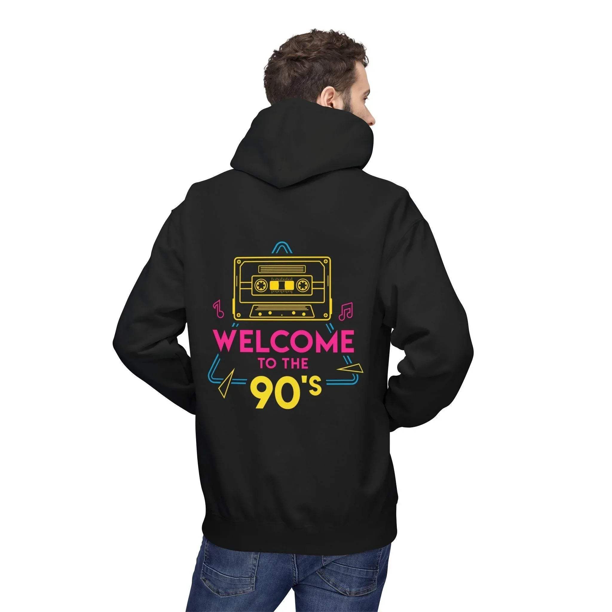 Nostalgic 90's Vibes Premium Fleece Hoodie for Ultimate Comfort