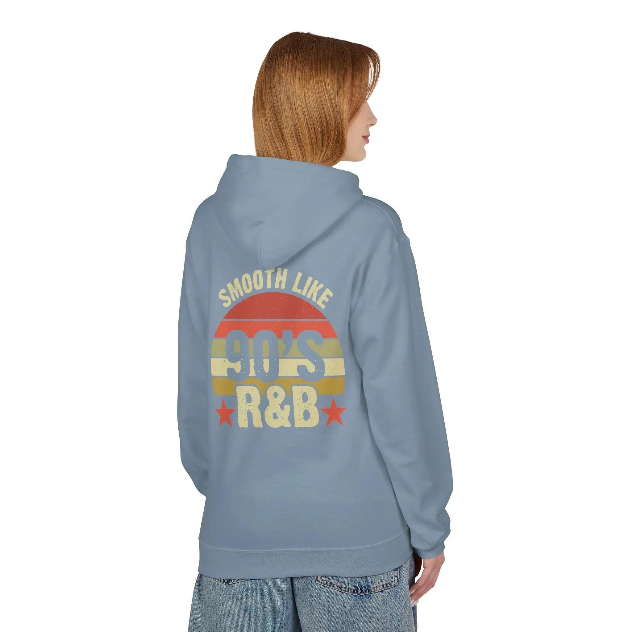 Retro Vibes Fleece Hoodie - Embrace the Comfort of 90's R&B Style
