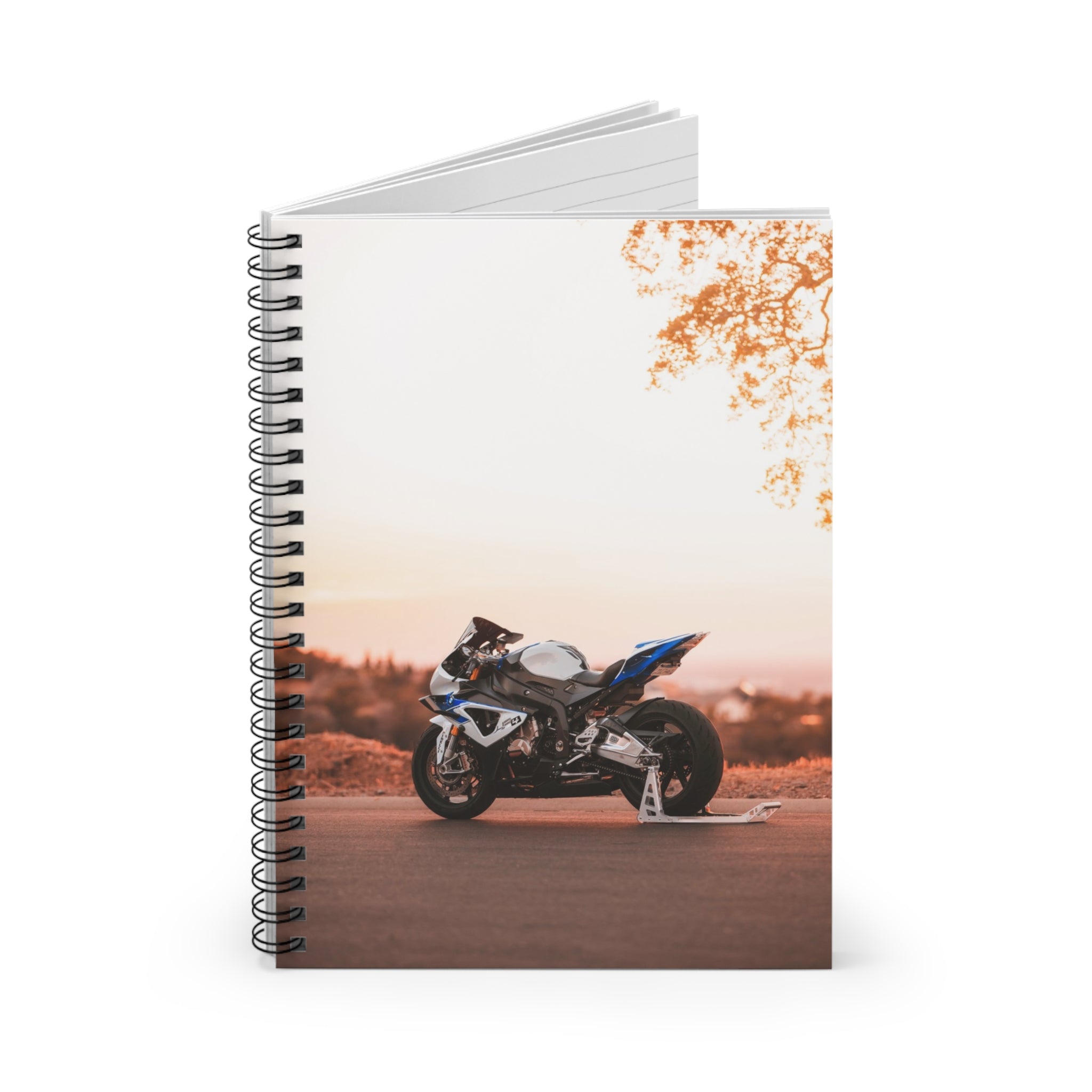 BMW S1000RR HP4 Motorcycle Spiral Notebook #006 - Throttle Designs