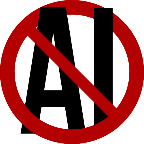 Red prohibition symbol over a black silhouette of a bomb.