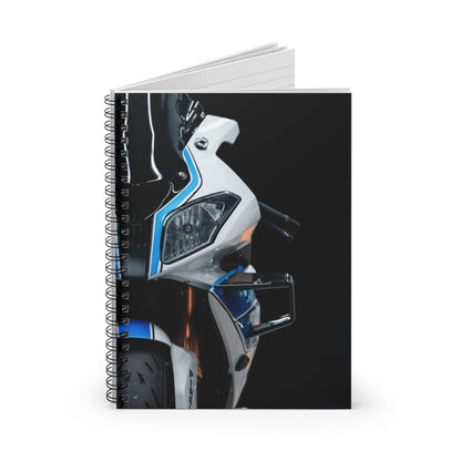 BMW S1000RR HP4 Motorcycle Spiral Notebook #011 - Throttle Designs