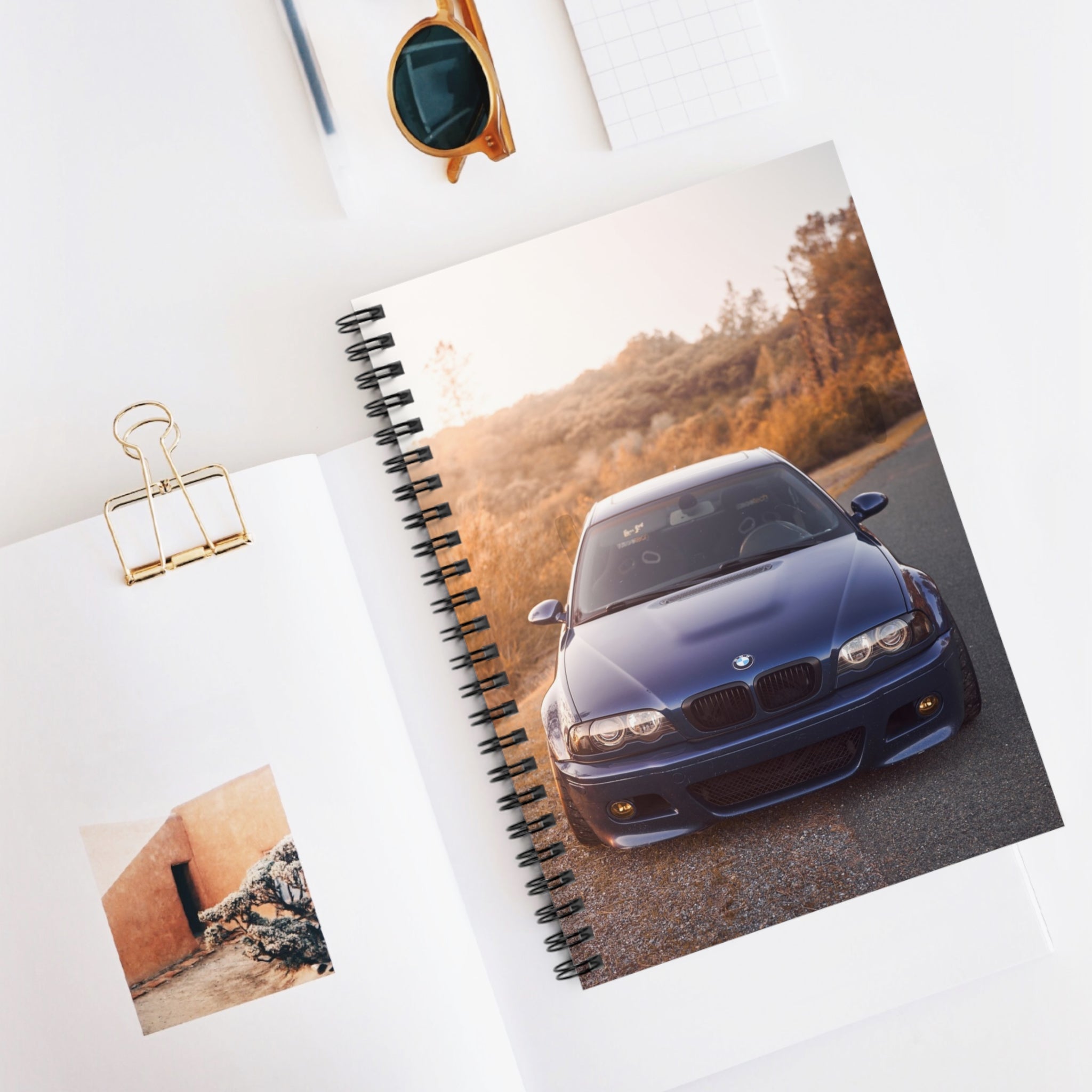 BMW E46 M3 Automotive Spiral Notebook #012 - Throttle Designs