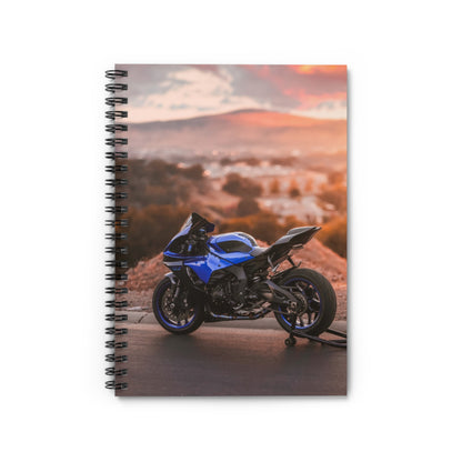 Yamaha R1 Motorcycle Spiral Notebook #030 - Throttle Designs