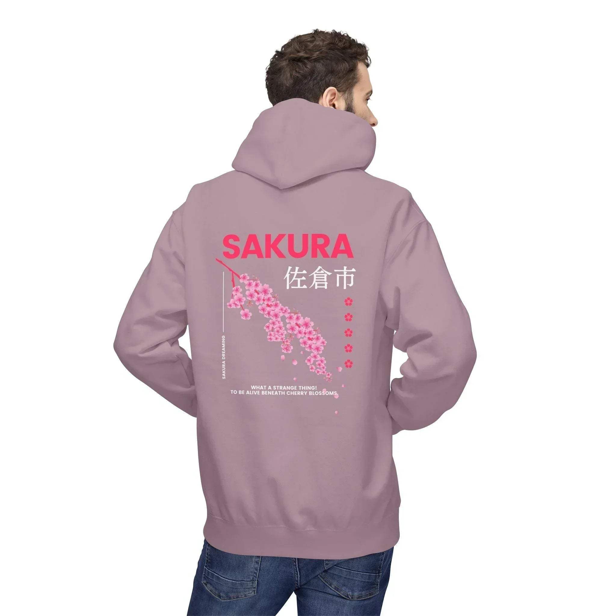 Cozy Sakura Blossom Fleece Hoodie for Ultimate Comfort