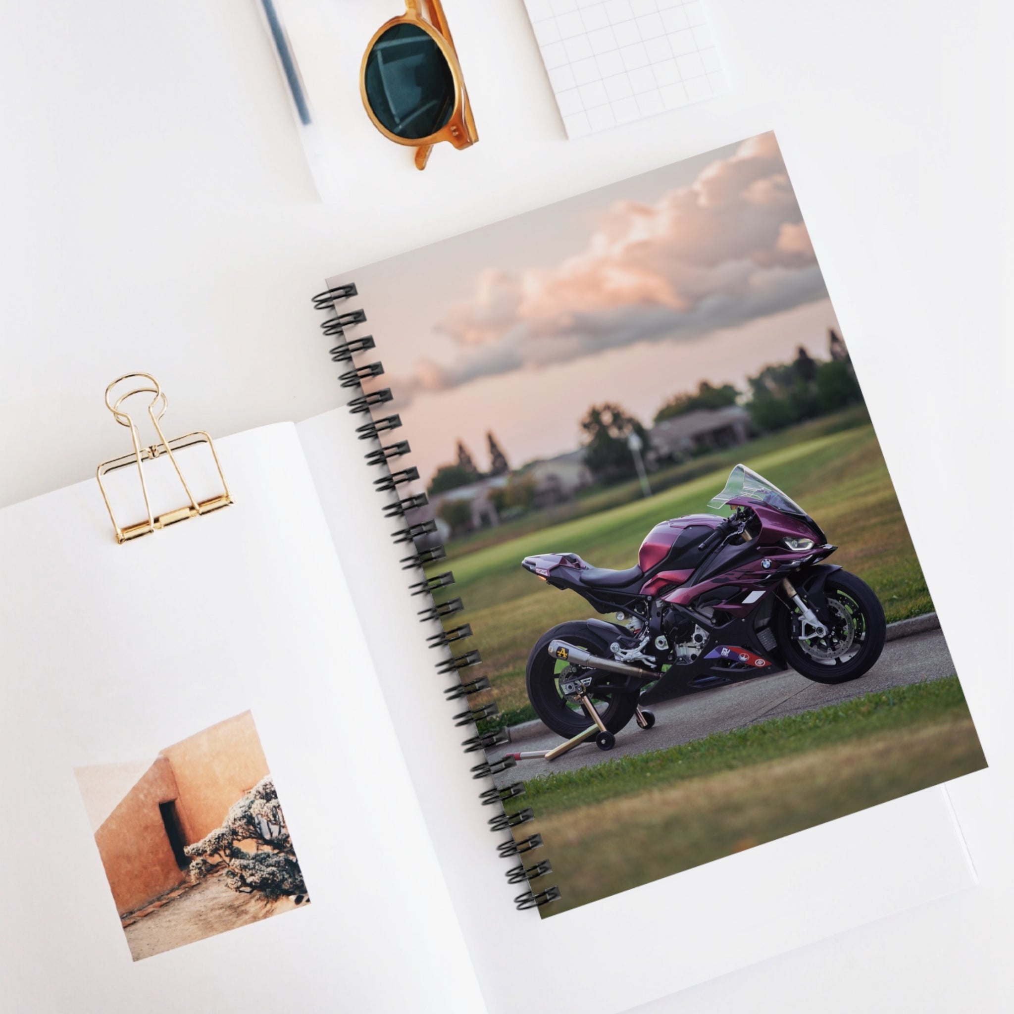 BMW S1000RR Motorcycle Spiral Notebook #042 - Throttle Designs