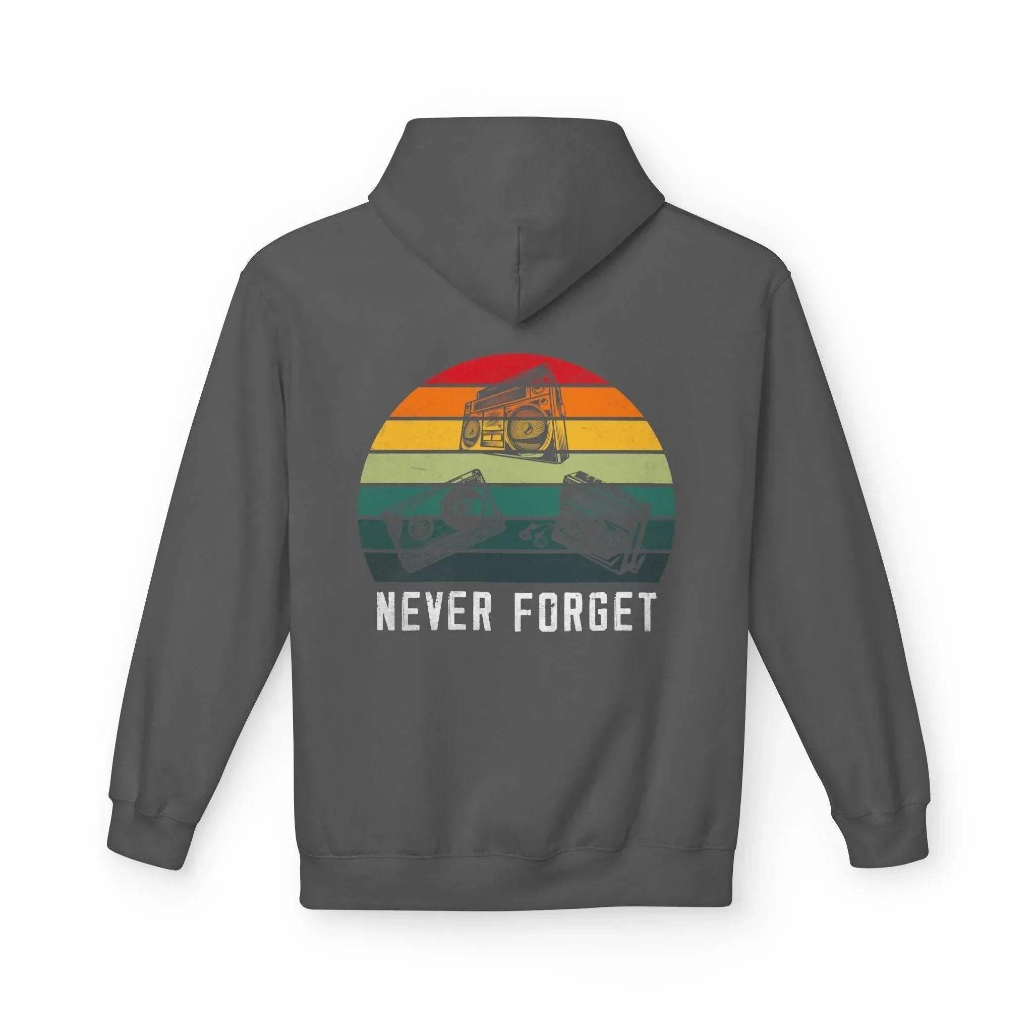 Cozy Vintage Vibes Music Fleece Hoodie for Ultimate Comfort