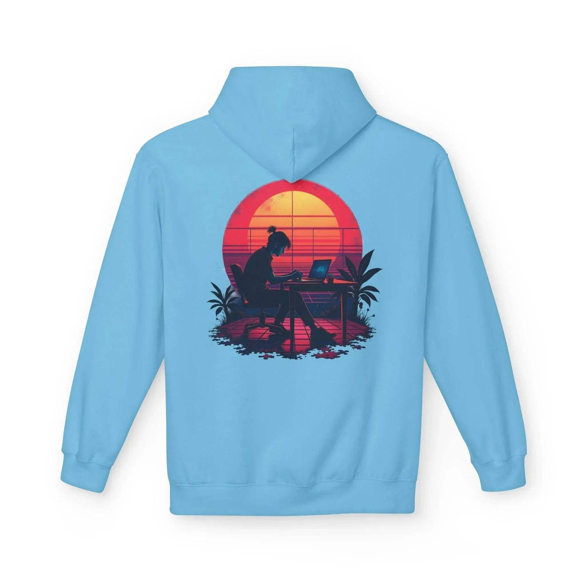 Ultimate Retro Programmer Fleece Hoodie for Comfort and Style