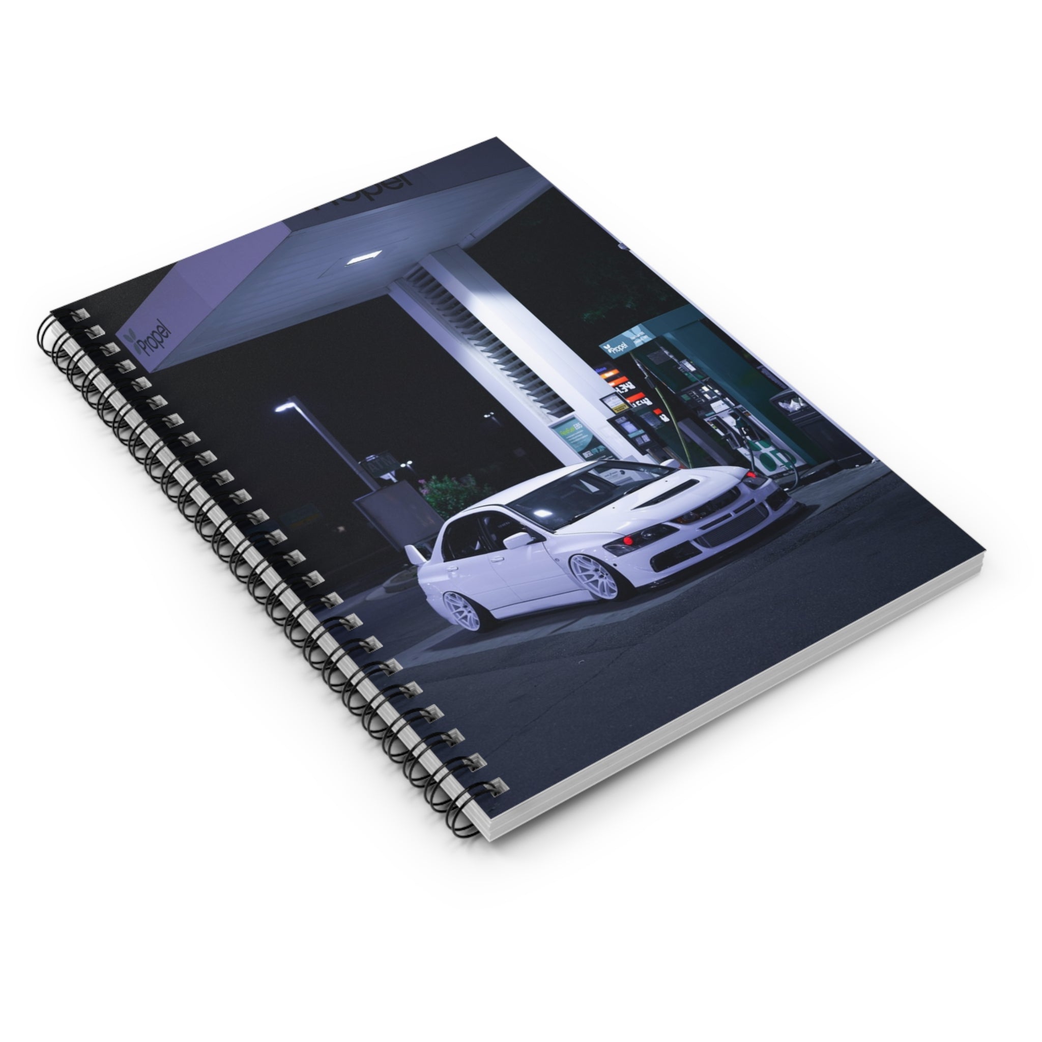 Mitsubishi Evo 8 Automotive Spiral Notebook #011 - Throttle Designs