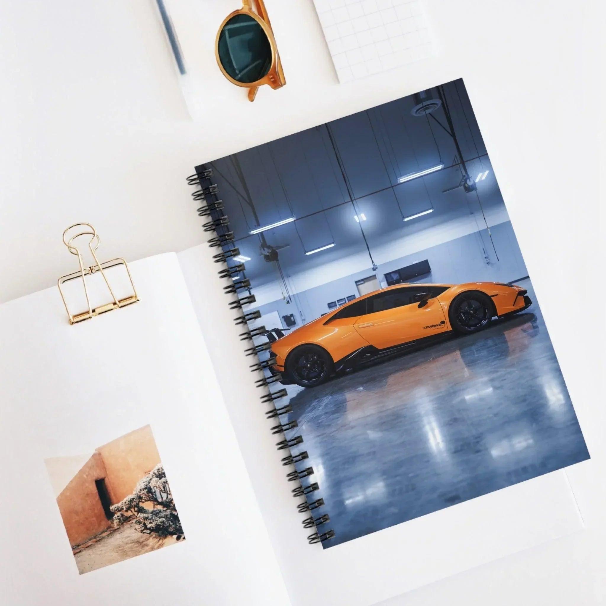 Lamborghini Huracan Automotive Spiral Notebook #036 - Throttle Designs