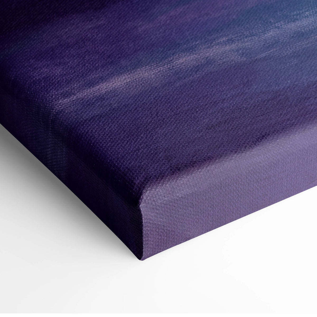 Deep purple textured canvas with woven surface and raised edges in Ferrari SF90 Stradale inspired supercar wall art