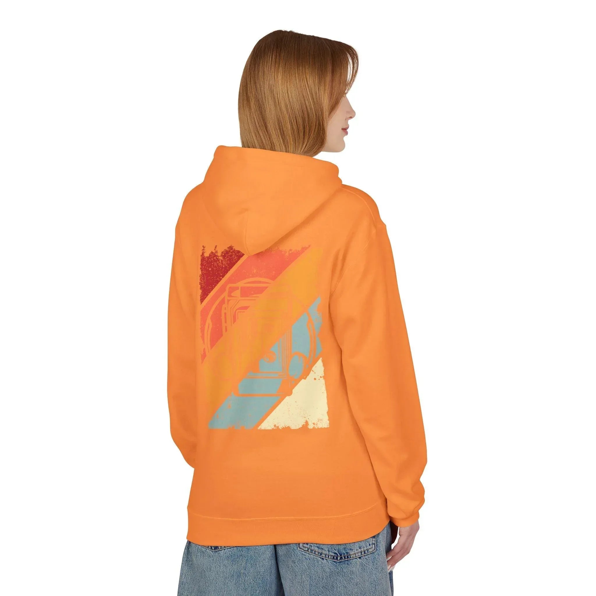 Cozy Vintage Walkman Fleece Hoodie - Stylish Comfort for Cold Days