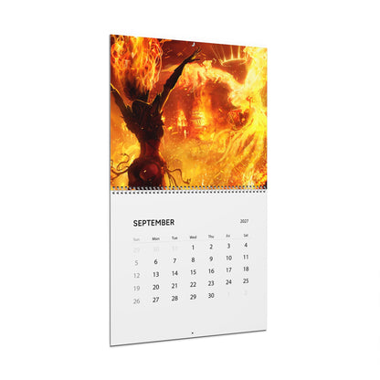 2027 Fantasy Artwork Wall Calendar – Epic Heroes, Magical Dreamscapes & Creative Fantasy Art