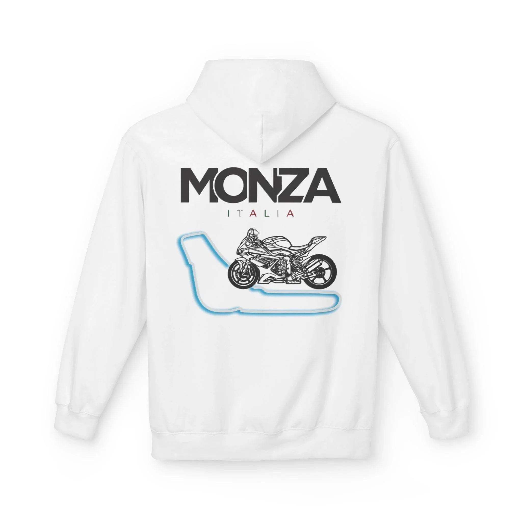 BMW Inspired S1000RR Monza Italia Race Track Fleece Hoodie for Style and Comfort